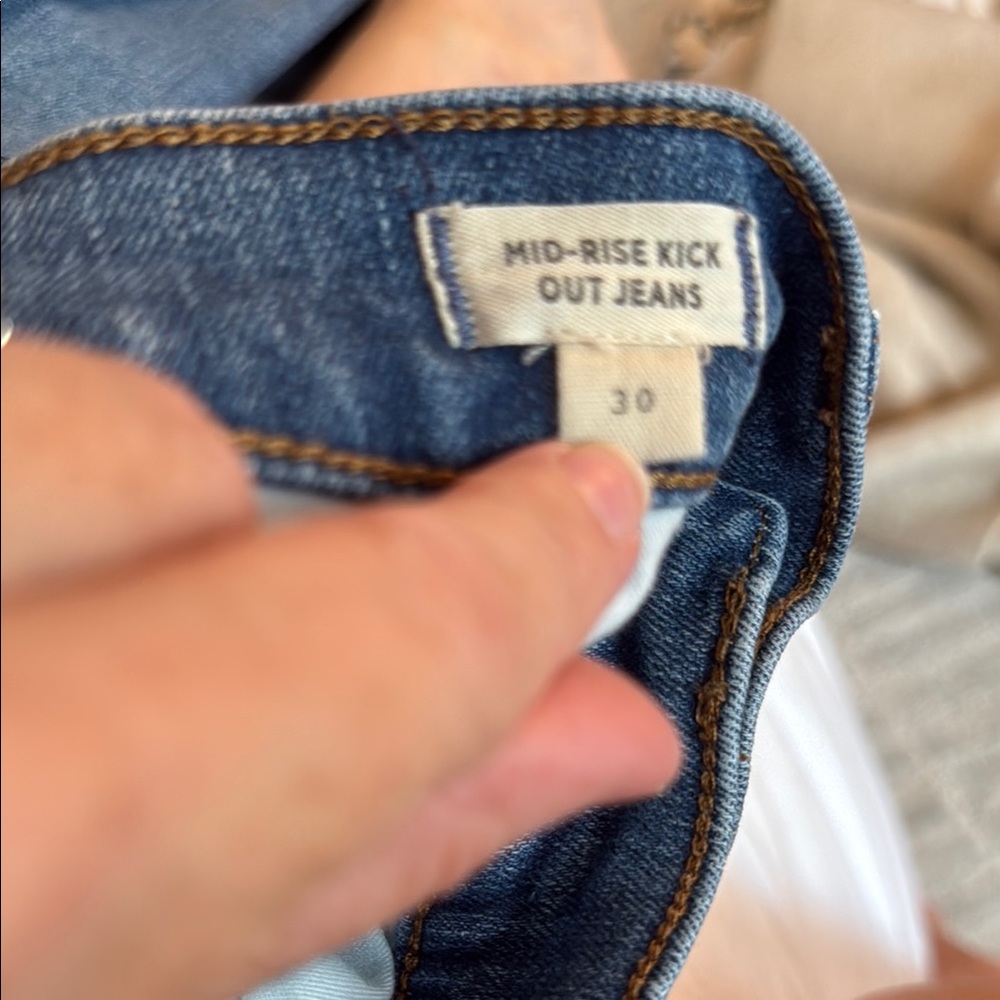 Madewell Women's Straight Leg Jeans - Blue - Picture 5 of 10